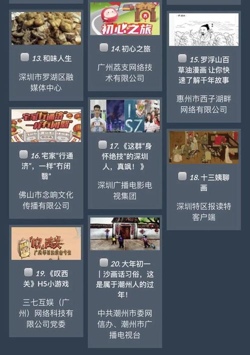 第七届广东省网络文化精品投票启动 以票传情，为优秀网络作品喝彩